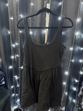 No Boundaries Black Sleeveless Babydoll Dress